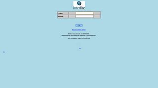 
                            1. Interfile - Login de Acesso