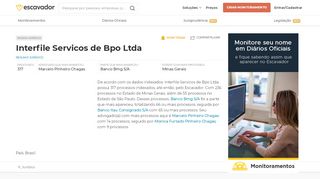 
                            8. Interfile Servicos de Bpo Ltda | Escavador