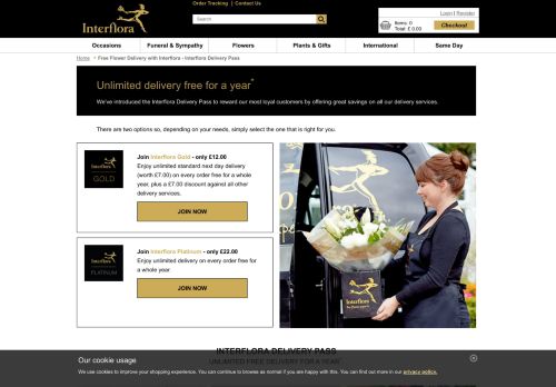 
                            2. Interflora Delivery Pass