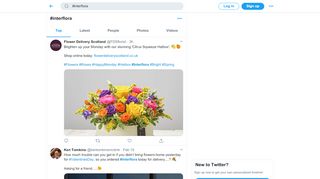 
                            9. #interflora hashtag on Twitter