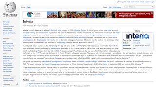 
                            5. Interia - Wikipedia