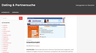 
                            6. InterKontakt - Dating Partnersuche Info
