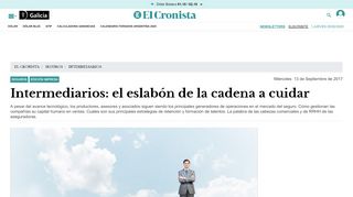 
                            12. Intermediarios: el eslabón de la cadena a cuidar | El Cronista