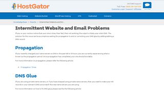 
                            3. Intermittent Website and Email Problems - HostGator.com ...