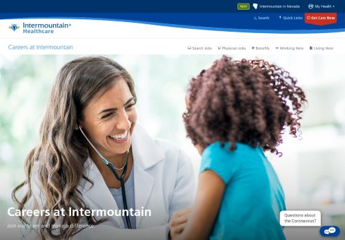 
                            5. Intermountain Healthcare Jobs and Careers | Utah and Idaho