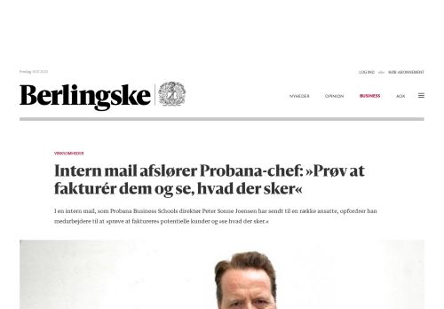 
                            3. Intern mail afslører Probana-chef: »Prøv at fakturér dem og se, hvad ...