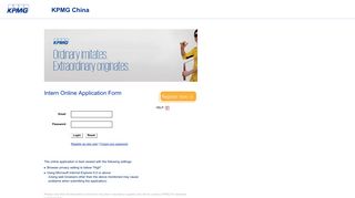 
                            9. Intern Online Application Form - KPMG China