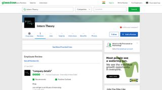 
                            7. Intern Theory - company details | Glassdoor.co.in