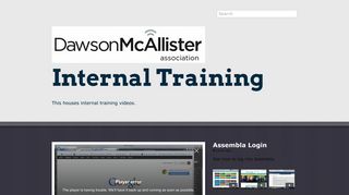 
                            11. Internal Training - Assembla Login on Vimeo