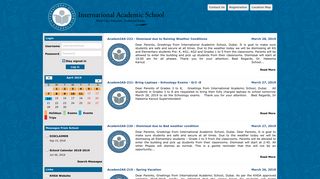 
                            3. International Academic School - Portal