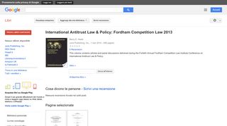 
                            12. International Antitrust Law & Policy: Fordham Competition Law 2013