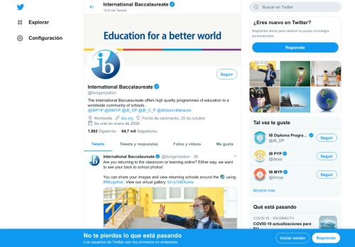 
                            8. International Baccalaureate (@iborganization) | Twitter