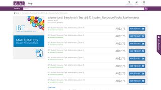 
                            11. International Benchmark Test (IBT) Student Resource ...