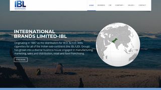 
                            11. International Brands Limited-IBL: Homepage