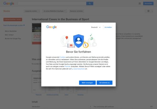 
                            9. International Cases in the Business of Sport - Google Books-Ergebnisseite