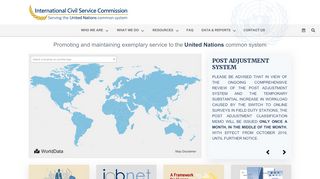 
                            5. International Civil Service Commission (ICSC)