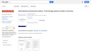 
                            11. International commercial aviation : from foreign policy to trade in ...