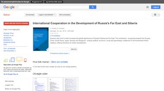 
                            7. International Cooperation in the Development of Russia's Far East ...