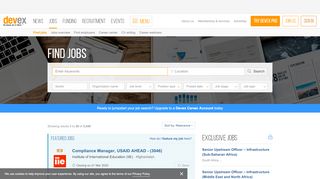 
                            3. International Development Jobs Search | Devex