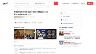 
                            7. International Education Research Foundation - 49 Reviews ...