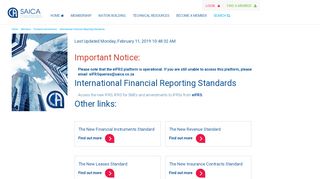 
                            10. International Financial Reporting Standards - SAICA