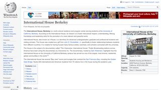 
                            9. International House Berkeley - Wikipedia