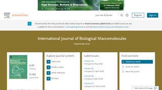 
                            12. International Journal of Biological Macromolecules | ScienceDirect ...