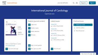 
                            6. International Journal of Cardiology | ScienceDirect.com