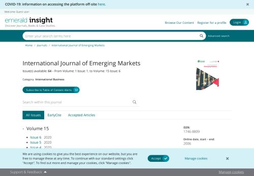 
                            9. International Journal of Emerging Markets - Emerald Insight