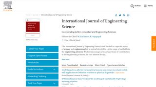 
                            8. International Journal of Engineering Science - Elsevier