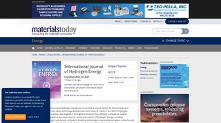 
                            6. International Journal of Hydrogen Energy - Materials Today