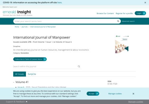 
                            9. International Journal of Manpower - Emerald Insight