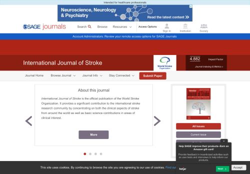 
                            13. International Journal of Stroke: SAGE Journals