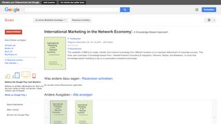 
                            13. International Marketing in the Network Economy: A Knowledge-Based ...