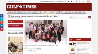 
                            10. International medical students welcomed to Weill Cornell – ...