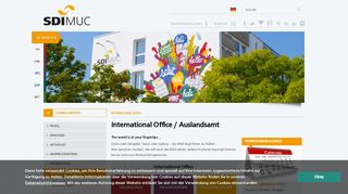
                            11. International Office / Auslandsamt – SDI München