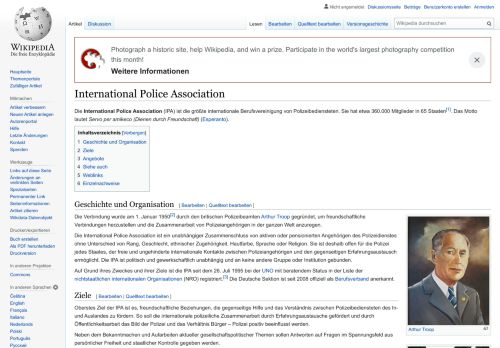 
                            4. International Police Association – Wikipedia