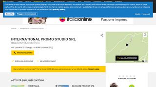 
                            7. International Promo Studio Srl, Urbania - PU - Abbigliamento ...