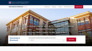 
                            13. International Relations Online | SIS | American University