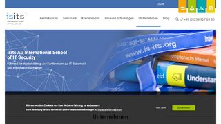 
                            3. International School of IT Security | Unternehmen | isits