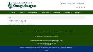 
                            10. International School of Ouagadougou: Edupage