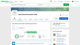 
                            9. International Sommelier Guild Educator Reviews | Glassdoor.ie