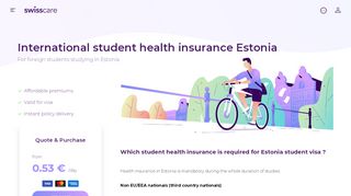 
                            7. International student health insurance Estonia | Swisscare