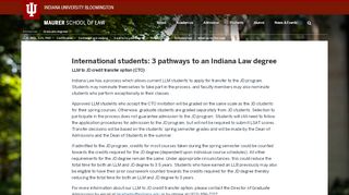 
                            9. International students: 3 pathways to an Indiana Law degree