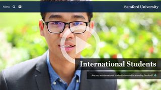 
                            13. International Students Admission - Samford University