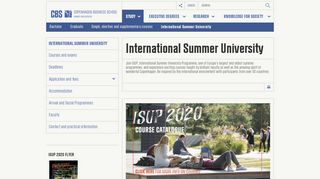 
                            6. International Summer University | CBS - Copenhagen Business School