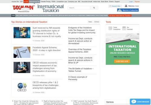 
                            2. International Taxation: Online database on Transfer Pricing ... - Taxmann