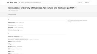 
                            6. International University Of Business Agriculture and Technology(IUBAT)