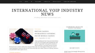 
                            1. International VOIP Industry News | Tracking Affordable International ...