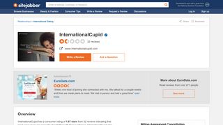 
                            10. InternationalCupid Reviews - 22 Reviews of Internationalcupid.com ...